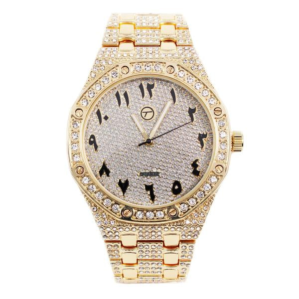 Urban Arab Dial mm Metal Band Watch - 9122B-MB