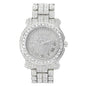 Urban Iced Out 44mm Metal Band Watch - 7341-MB