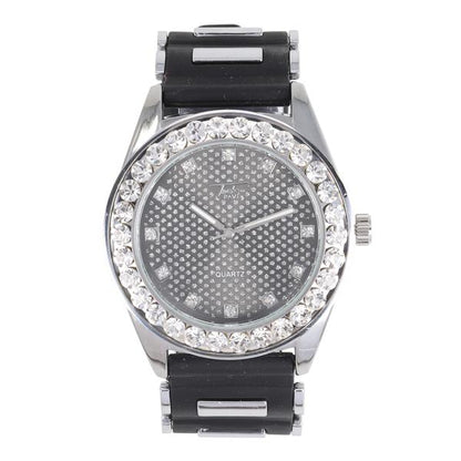 Urban Cross Dial Bullet Band Watch - 8653-BB