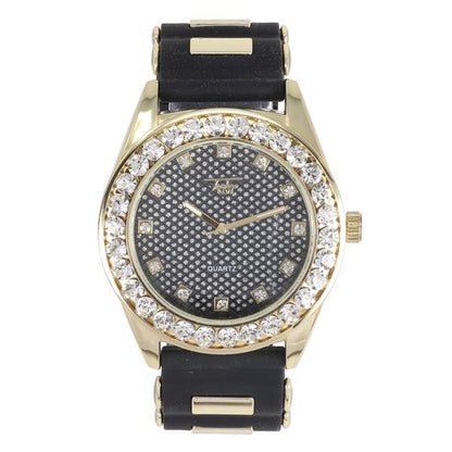 Urban Cross Dial Bullet Band Watch - 8653-BB