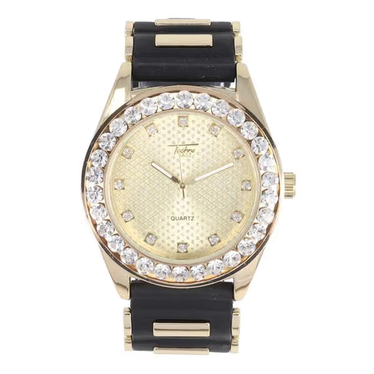 Urban Cross Dial Bullet Band Watch - 8653-BB