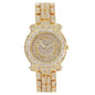 Ladies Iced-Out 35mm Metal Band Watch - 7341L-MB