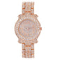 Ladies Iced-Out 35mm Metal Band Watch - 7341L-MB