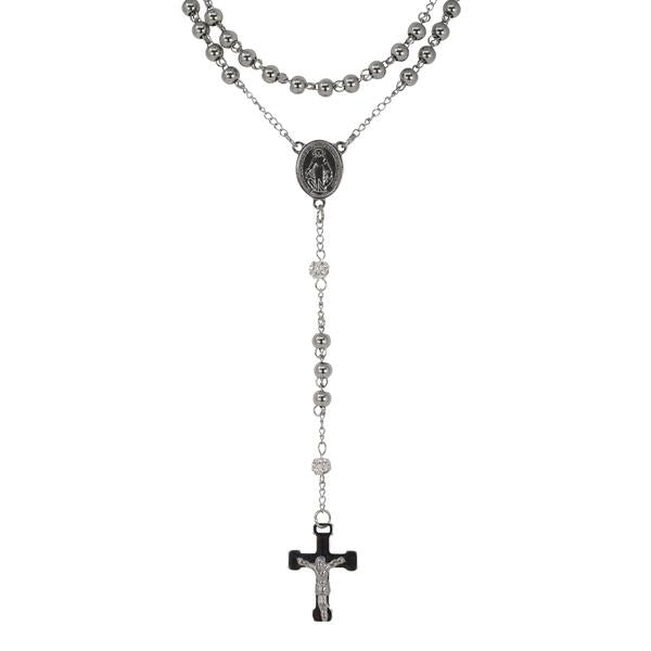 6mm Rosary Necklace - SRY-504