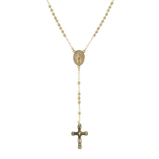 3mm Rosary Necklace - SRY-512