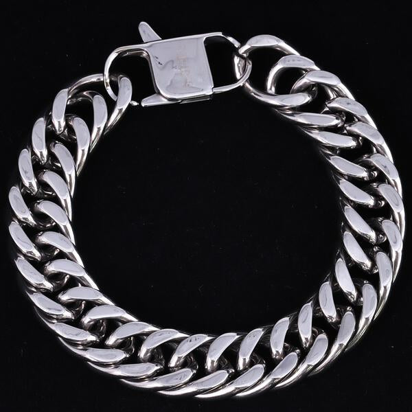 13mm Solid Cuban Bracelet - CSBR-604
