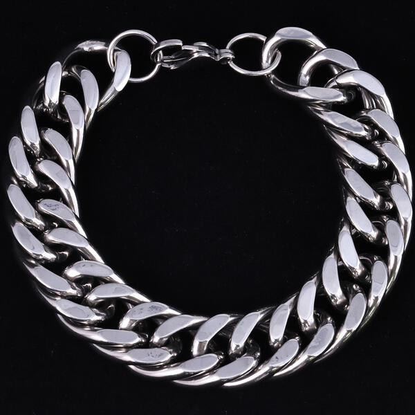16mm Solid Cuban Bracelet - CSBR-605