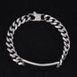 10mm Solid Cuban Id Bracelet - CSBR-402