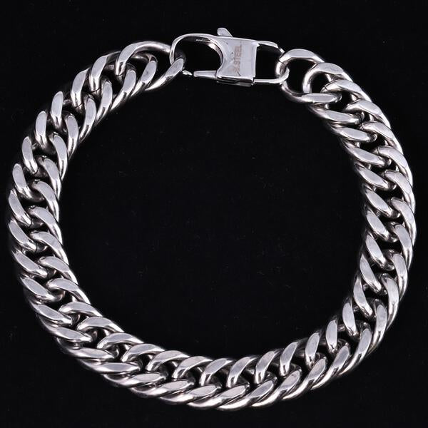 11mm Solid Cuban Bracelet - CSBR-603