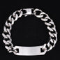 13mm Solid Cuban Id Bracelet - CSBR-404