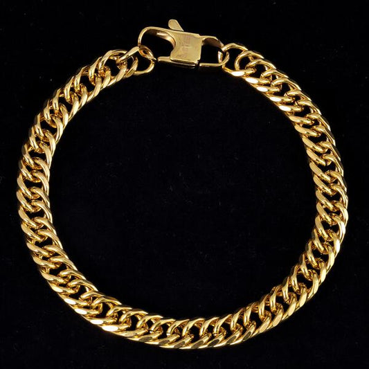 9mm Solid Cuban Bracelet - CSBR-501