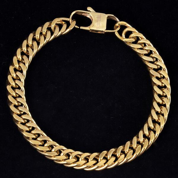 11mm Solid Cuban Bracelet - CSBR-602