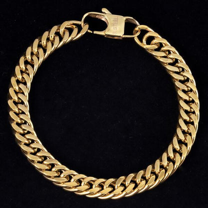 11mm Solid Cuban Bracelet - CSBR-602