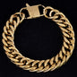 13mm Solid Cuban Bracelet - CSBR-604