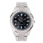 Urban Iced Out 46mm Metal Band Watch - 8786M-MB