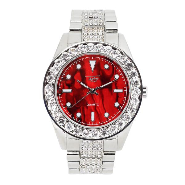 Urban Iced Out 46mm Metal Band Watch - 8786M-MB