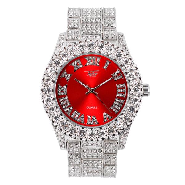 Urban Iced Out 44mm Metal Band Watch - 8719D-MB