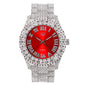 Urban Iced Out 44mm Metal Band Watch - 8719D-MB