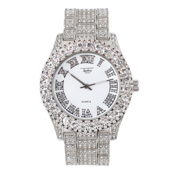 Urban Iced Out 44mm Metal Band Watch - 8719D-MB