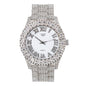 Urban Iced Out 44mm Metal Band Watch - 8719D-MB