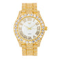 Urban Iced Out 44mm Metal Band Watch - 8719D-MB