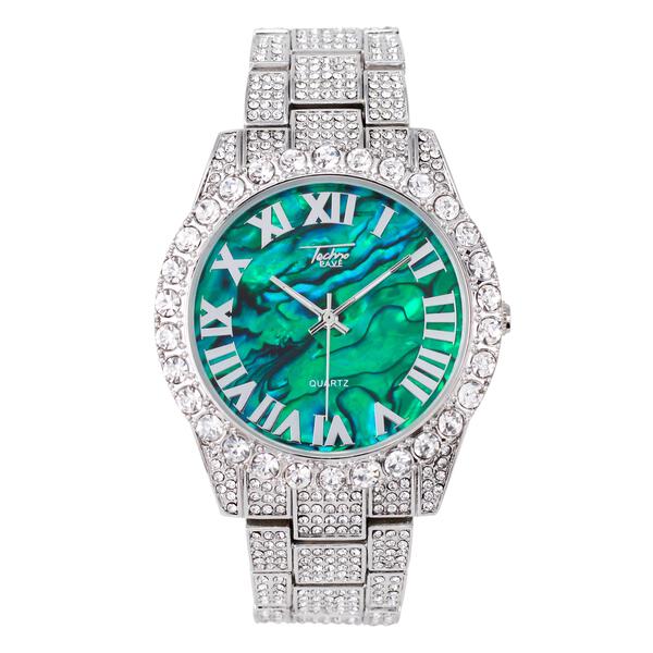 Urban Iced Out 44mm Metal Band Watch - 9034D-MB