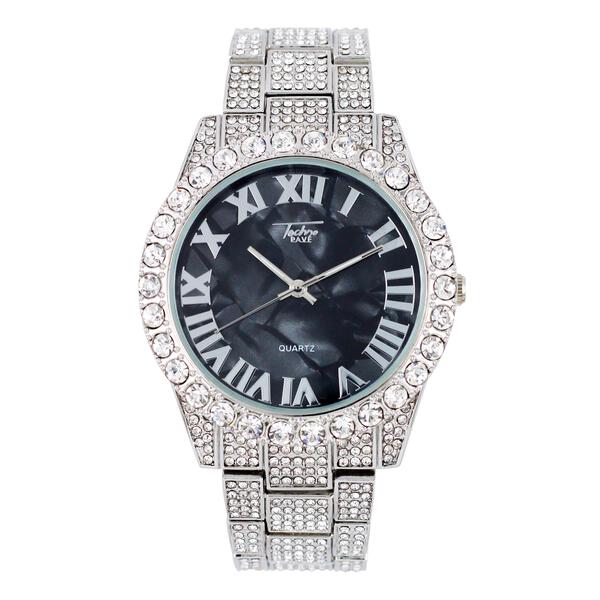 Urban Iced Out 44mm Metal Band Watch - 9034D-MB