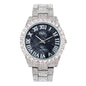 Urban Iced Out 44mm Metal Band Watch - 9034D-MB
