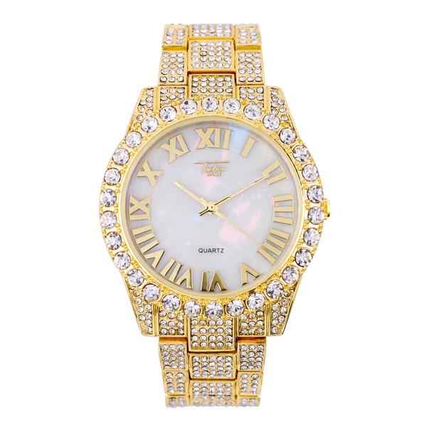 Urban Iced Out 44mm Metal Band Watch - 9034D-MB