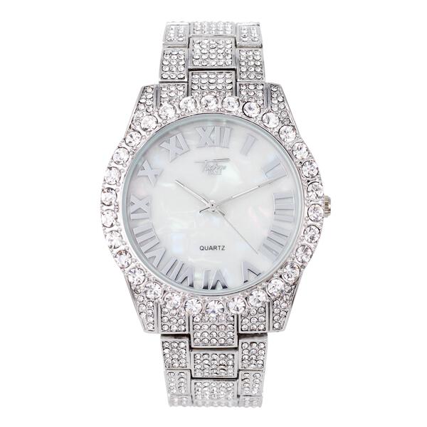 Urban Iced Out 44mm Metal Band Watch - 9034D-MB