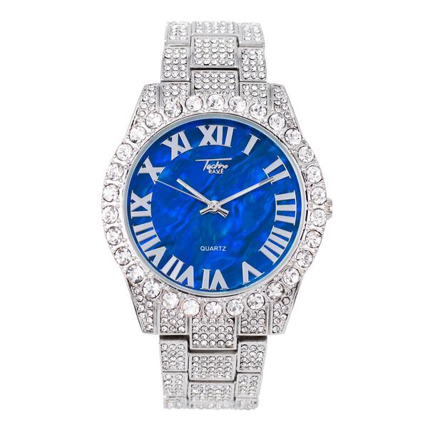 Urban Iced Out 44mm Metal Band Watch - 9034D-MB