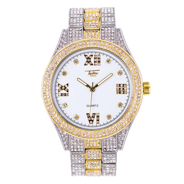 Urban Iced Out  Metal Band Watch  - 9120C-MB