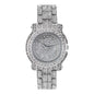 Ladies Iced-Out 35mm Metal Band Watch - 7341L-MB