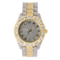 Urban Iced Out 44mm Metal Band Watch - 8719E-MB