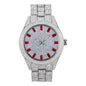 Urban Iced Out 44mm Metal Band Watch - 9120F-MB