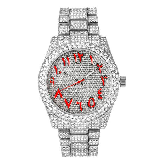 Urban Arab Dial 42mm Metal Band Watch - 9479C-MB