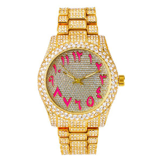 Urban Arab Dial 42mm Metal Band Watch - 9479C-MB
