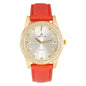 Ladies Leather Band 45mm Watch - 7697DK