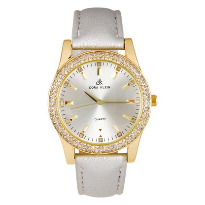 Ladies Leather Band 45mm Watch - 7697DK