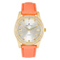 Ladies Leather Band 45mm Watch - 7697DK