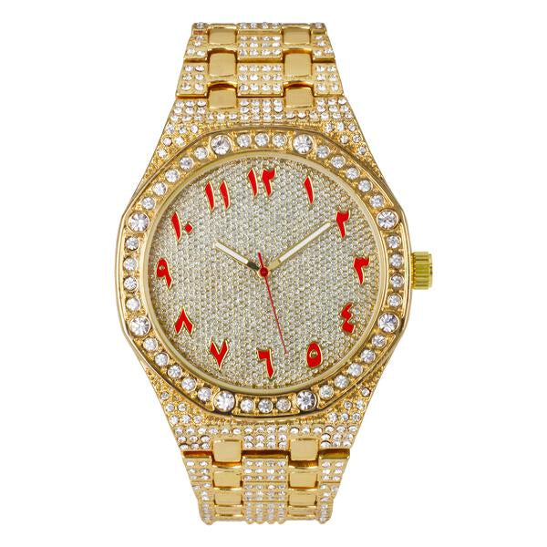 Urban Arab Dial mm Metal Band Watch - 9122B-MB