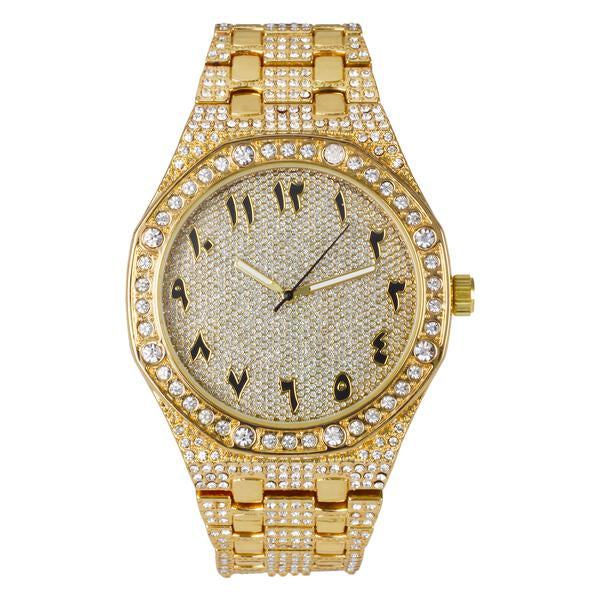 Urban Arab Dial mm Metal Band Watch - 9122B-MB