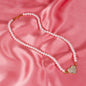 Heart Pearl Necklace - PE-306
