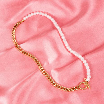 Cuban Pearl Necklace - PE-300