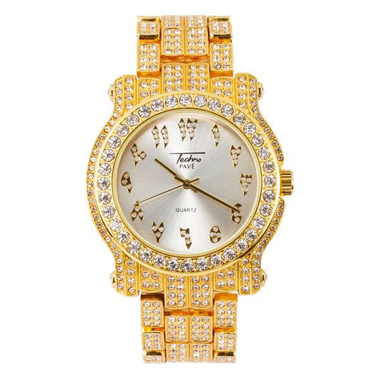 Urban Arab Dial 44mm Metal Band Watch - 7341C-MB