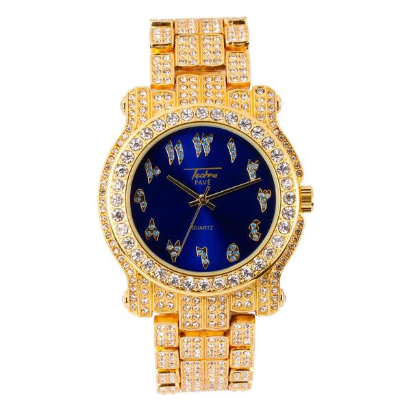 Urban Arab Dial 44mm Metal Band Watch - 7341C-MB
