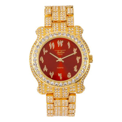 Urban Arab Dial 44mm Metal Band Watch - 7341C-MB