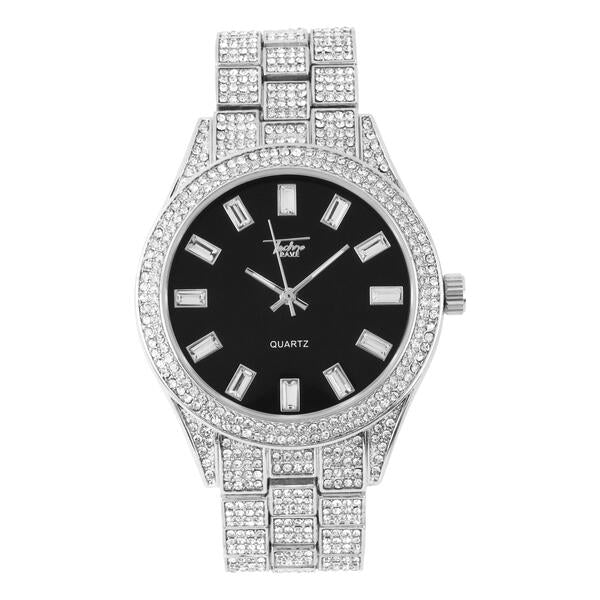 Urban Iced Out 44mm Metal Band Watch - 9120H-MB