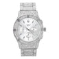 Urban Iced Out 44mm Metal Band Watch - 9195-MB