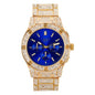 Urban Iced Out 44mm Metal Band Watch - 9195-MB